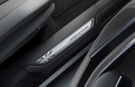 Jaguar Sill Treadplates - Union Jack, Ebony